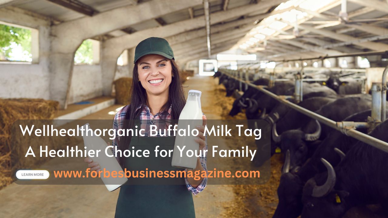 wellhealthorganic buffalo milk tag