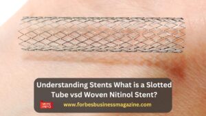 what is a slotted tube vsd woven nitinol stent